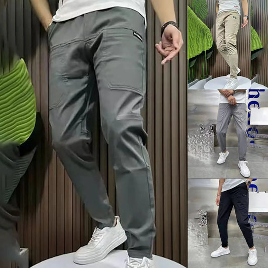 Men Stretchable Cargo Joggers